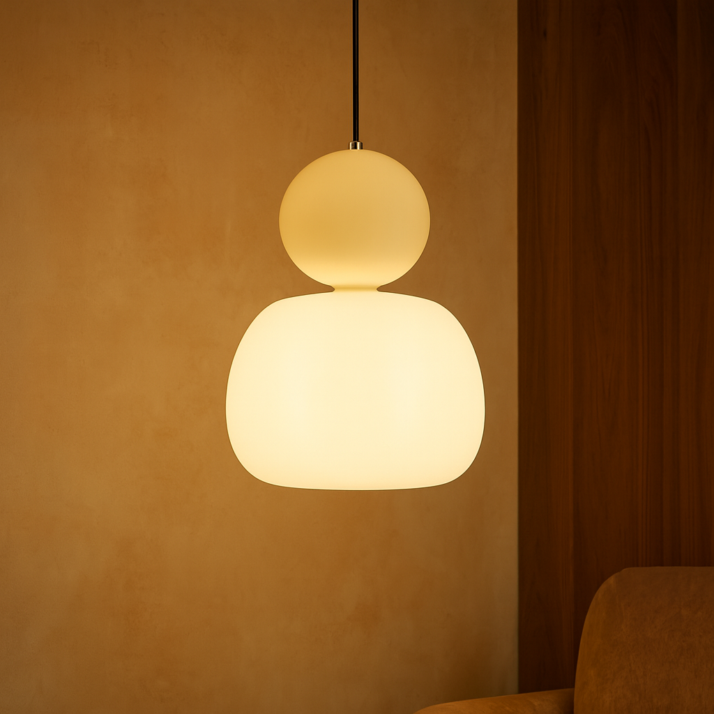 Elegante Art Deco hanglamp van metaal en PMMA met modulaire lampenkappen voor een modern interieur – verfijnd en duurzaam design